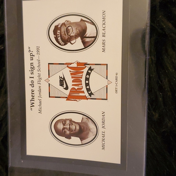 Sealed Nike & Jordan  Trading Card Set of six outstanding Michael Jordan Cards. - Picture 3 of 8